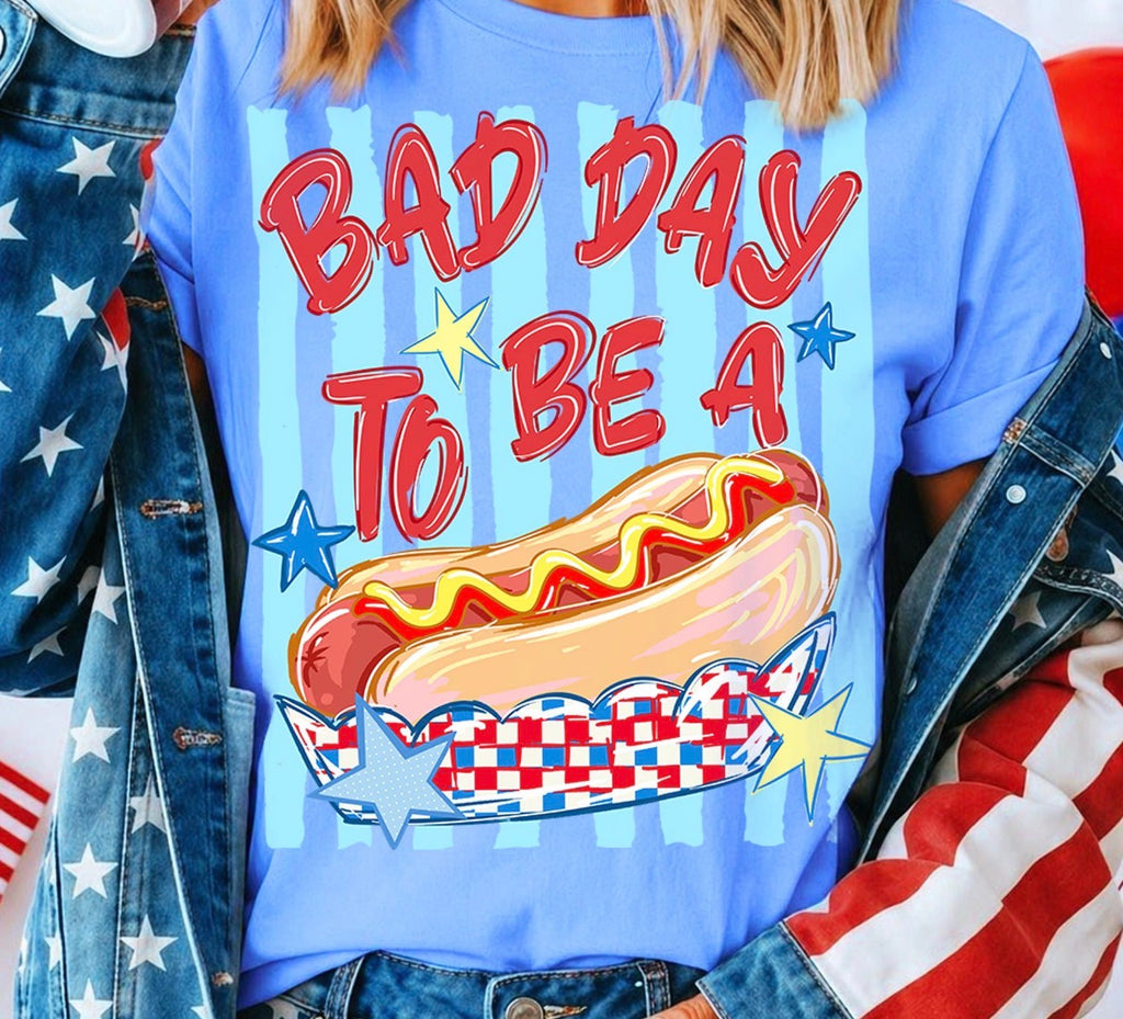 Bad day to be a hotdog T-shirt