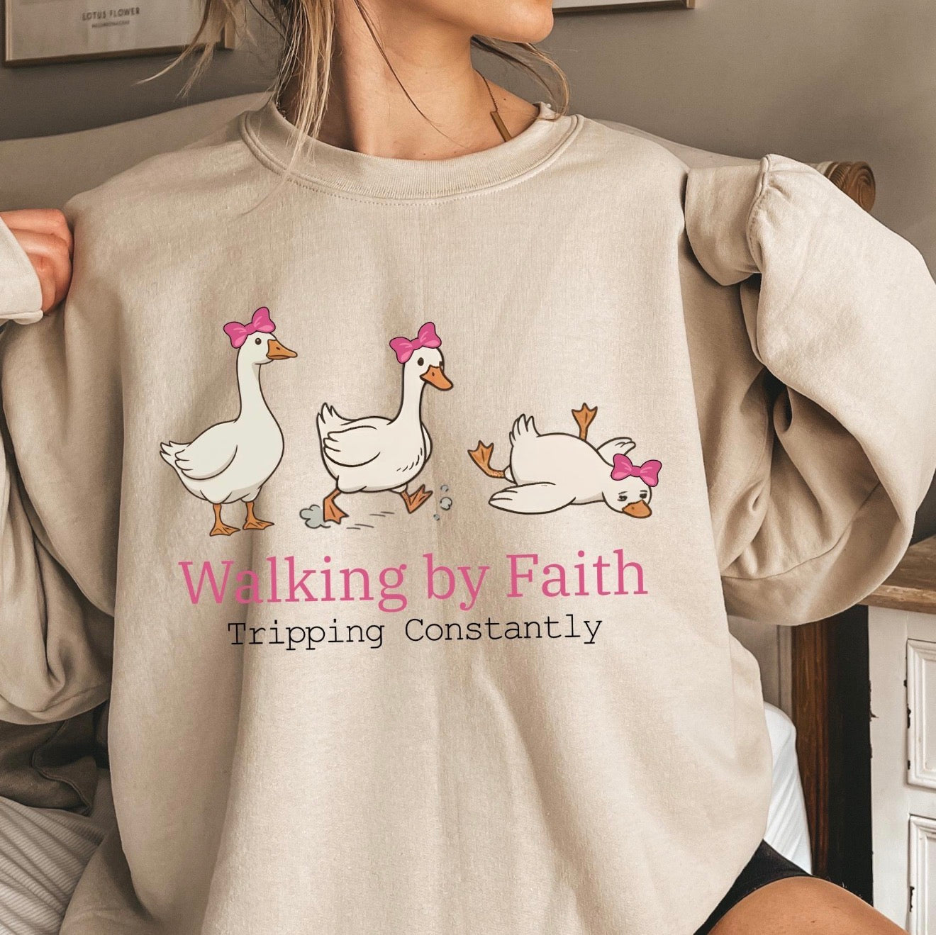 Short Sleeve Walking by Faith T-Shirt